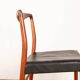 2 Danish chairs in teak and skai by Lyngfeldt Larsen 1960.