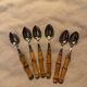 24-piece bamboo cutlery set