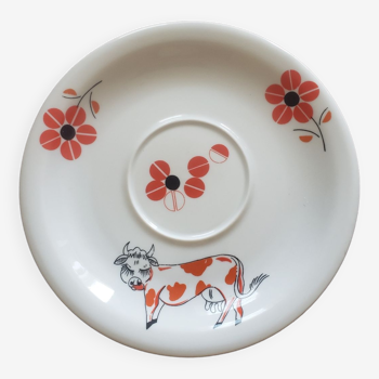 A vintage porcelain plate from the Tuileries limited edition