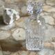 Cut crystal whisky decanter.