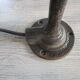 Old outdoor lamp-gooseneck and enamelled sheet metal