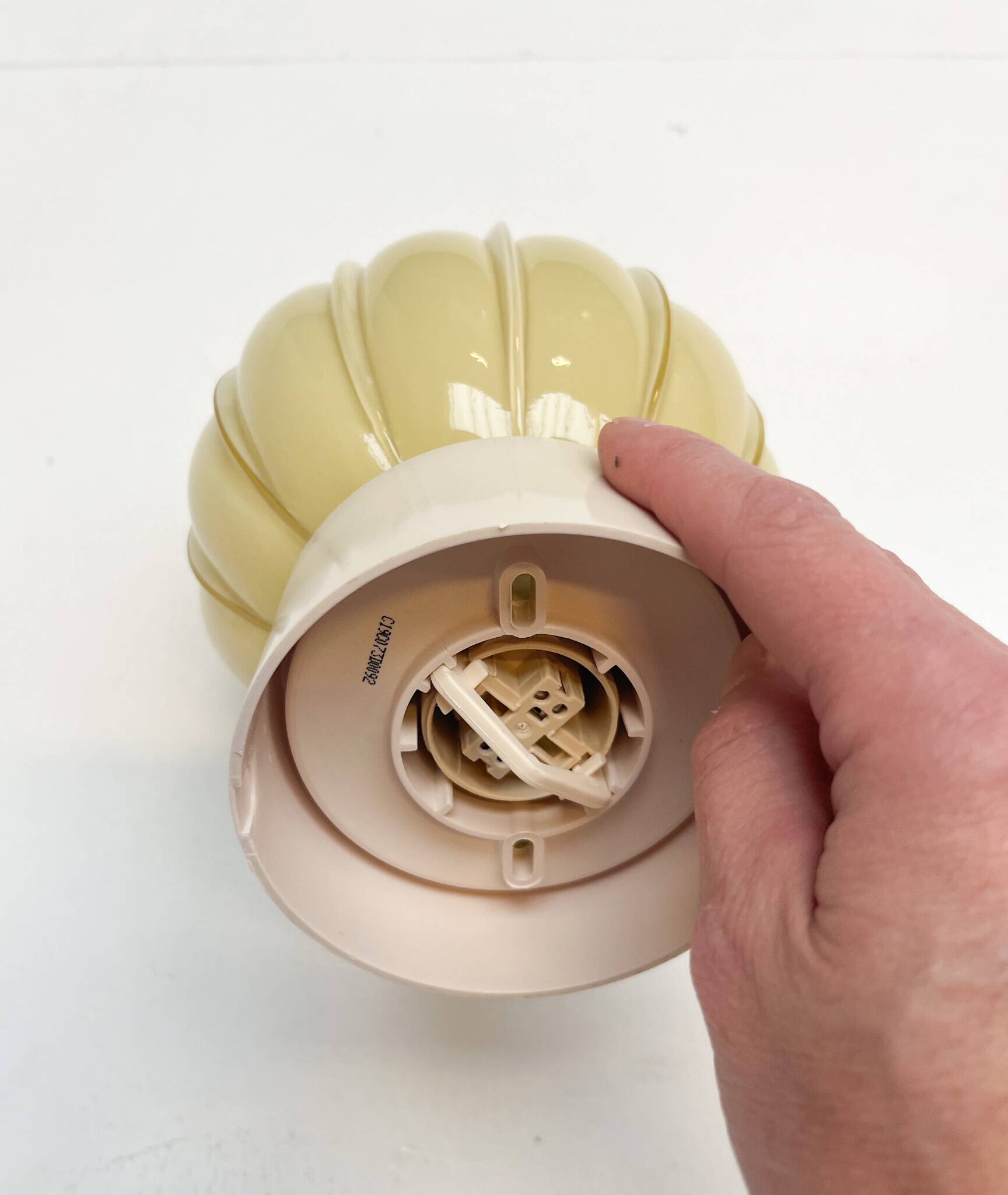 Art Deco ceiling lamp by Thabur, 1940s