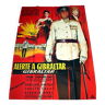 Original cinema poster "Alert in Gibraltar" 1964 Gérard Barray 120x160 cm