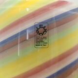 Multicolored Murano Glass Table Lamp by Leucos, Italy 1980s