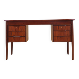 Teak desk, Danish design, 1960s, production: Denmark