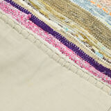 Boho ethnic flatweave vintage rug 124x170cm