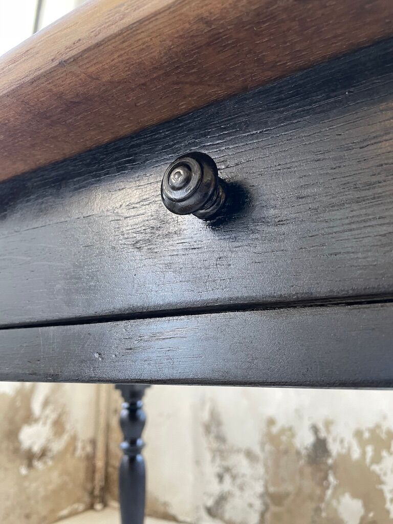 Farm bistro table in oak