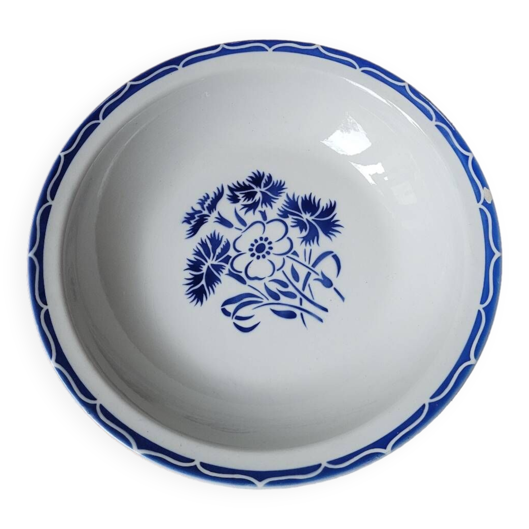 Large hollow dish Annecy de Lunéville