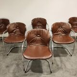 Gastone Rinaldi Dining chairs, 1970s