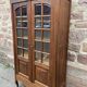 Display Cabinet Silver Cabinet Bookcase Provence Rocaille Louis XV Carved Oak 1920