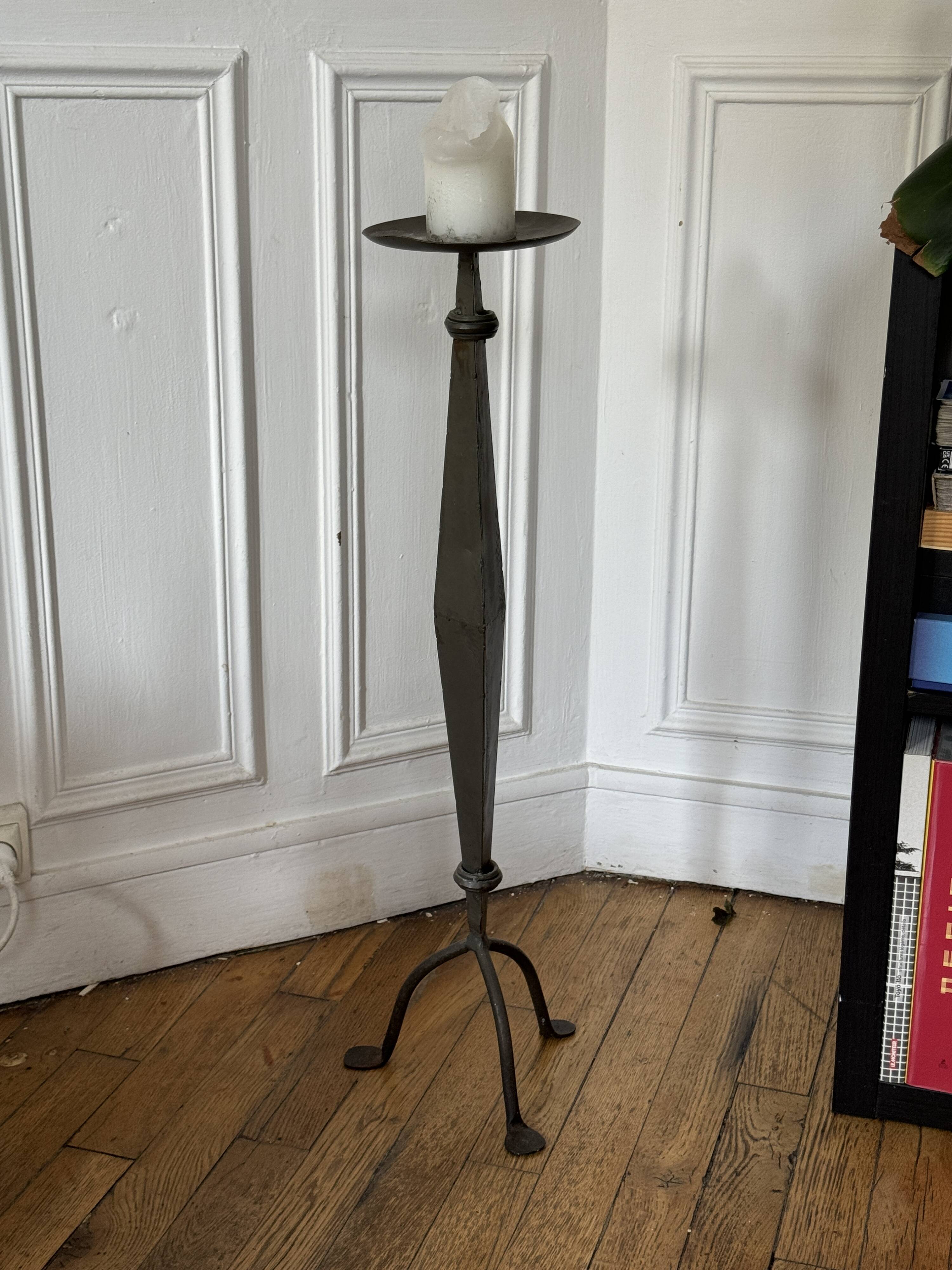 Vintage metal grand chandelier