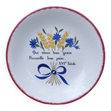 Old Gien flat plate with popular Maxime