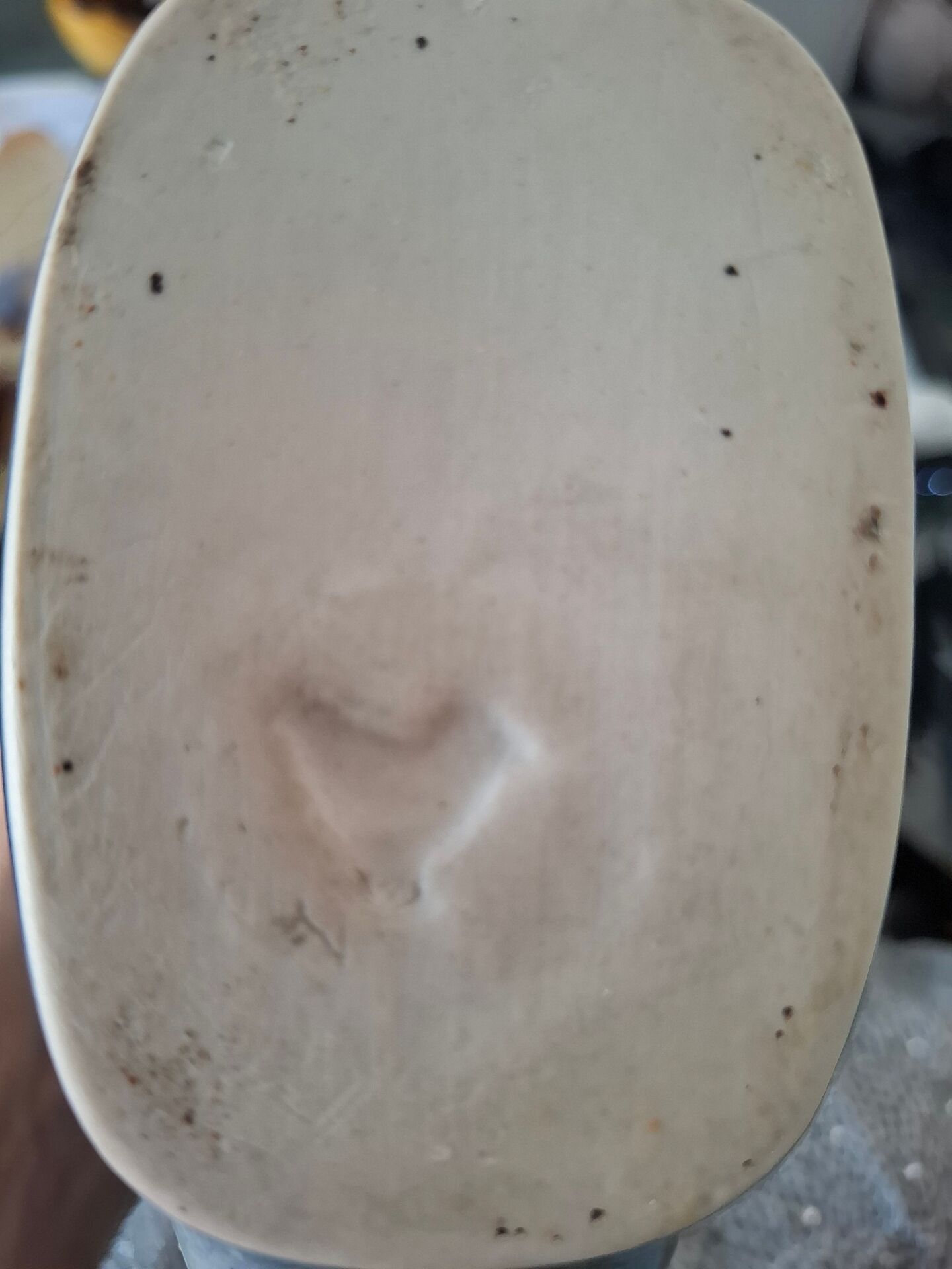Art vase in raku pottery signed by Tony Evans.