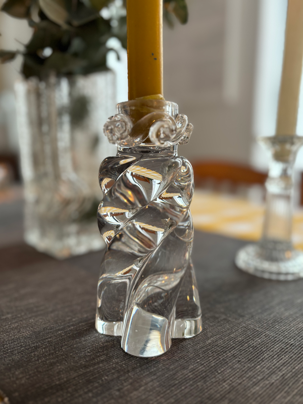 Bougeoir cristal de baccarat