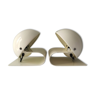 Pair of "Bugia" lamps by Giuseppe Cormio edited by Guzzini