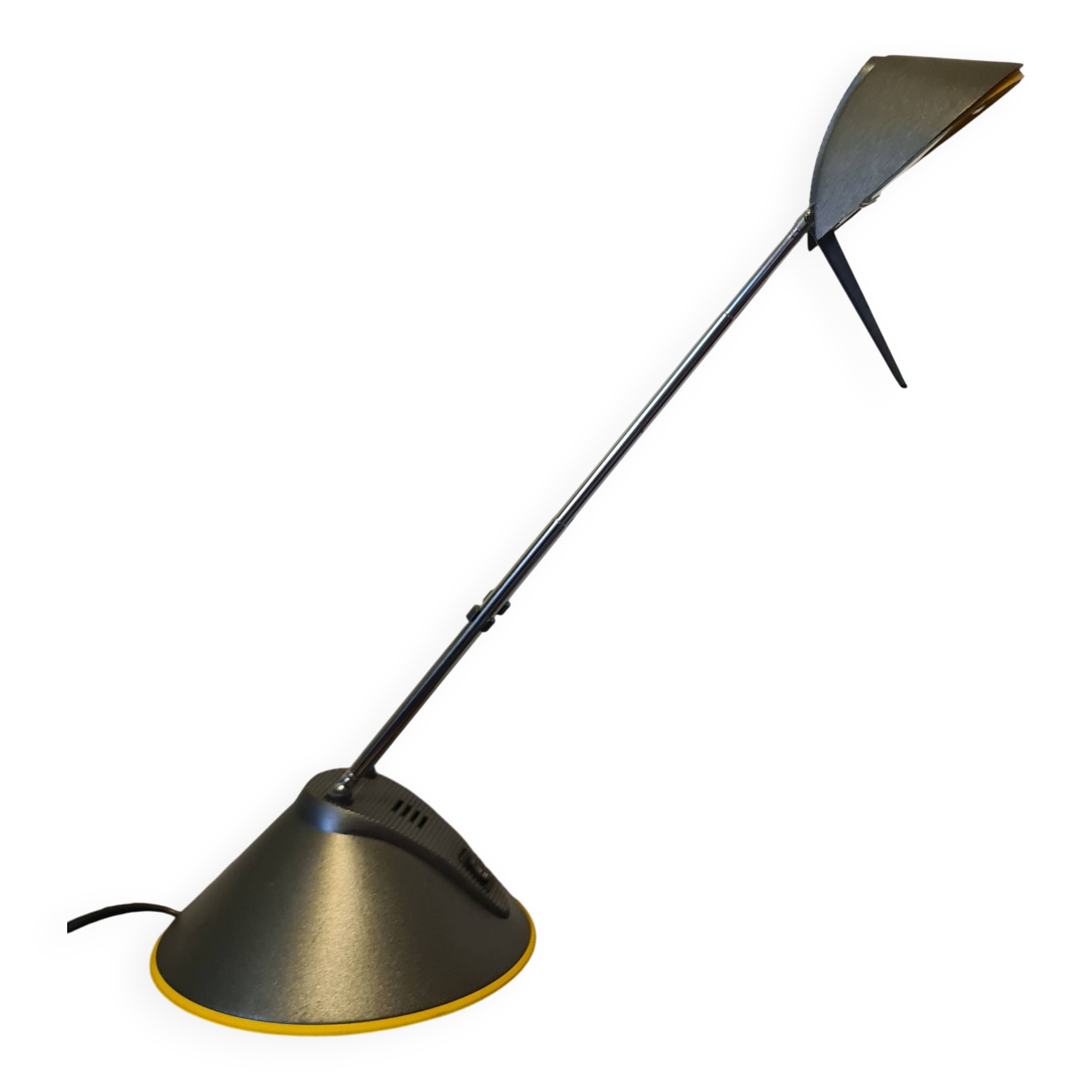 Massive design lamp – adjustable height 34 to 60 cm – vintage lighting