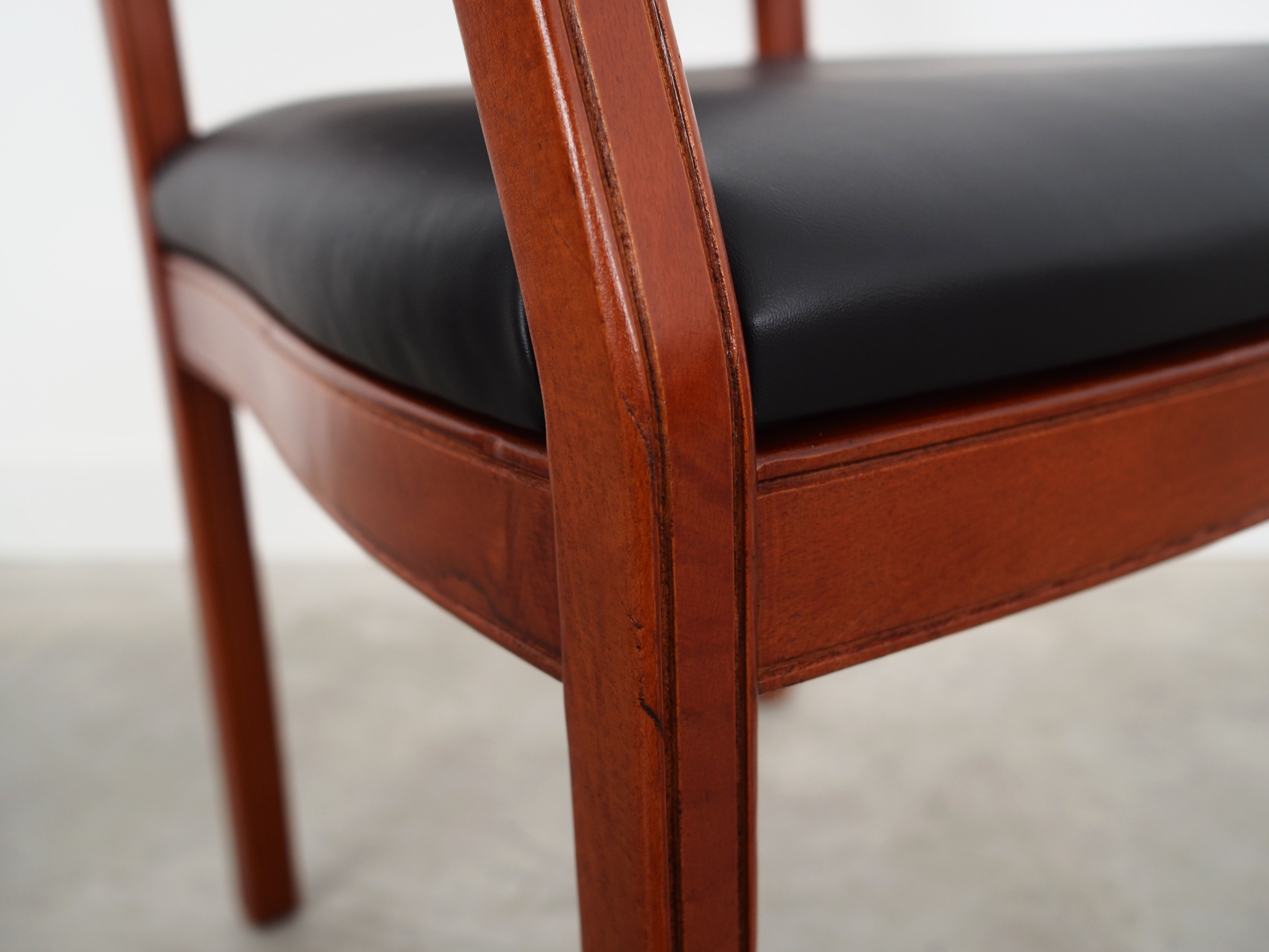 Beech chair, Danish design, 1970s, production: Denmark
