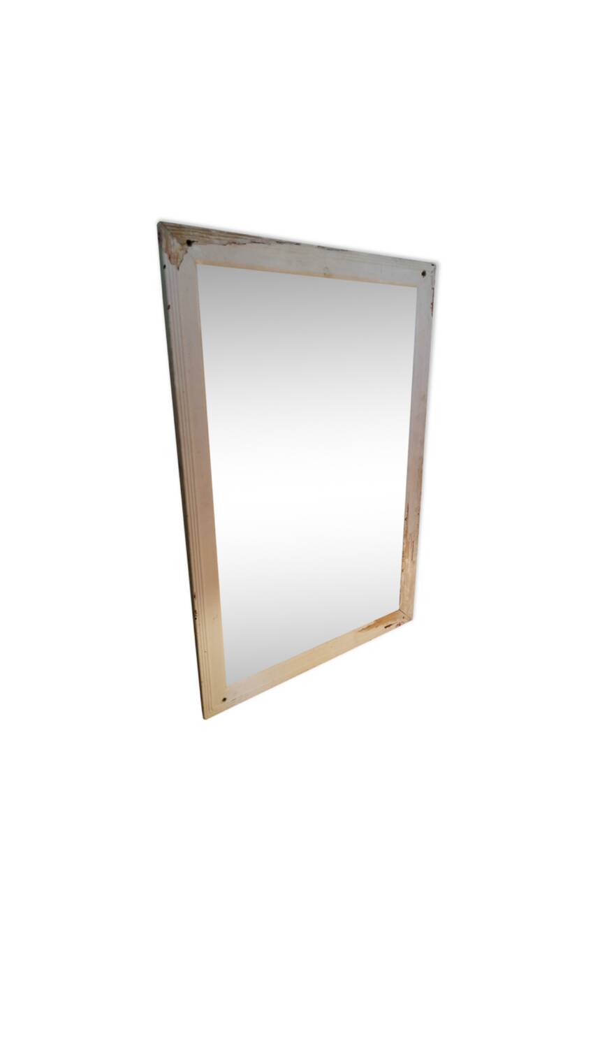 Vintage wooden mercury mirror