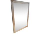 Vintage wooden mercury mirror