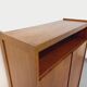 Small vintage oak wood cabinet from the 60s