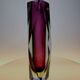 Vase Sommerso Flavio Poli en verre de Murano, Italie 1970