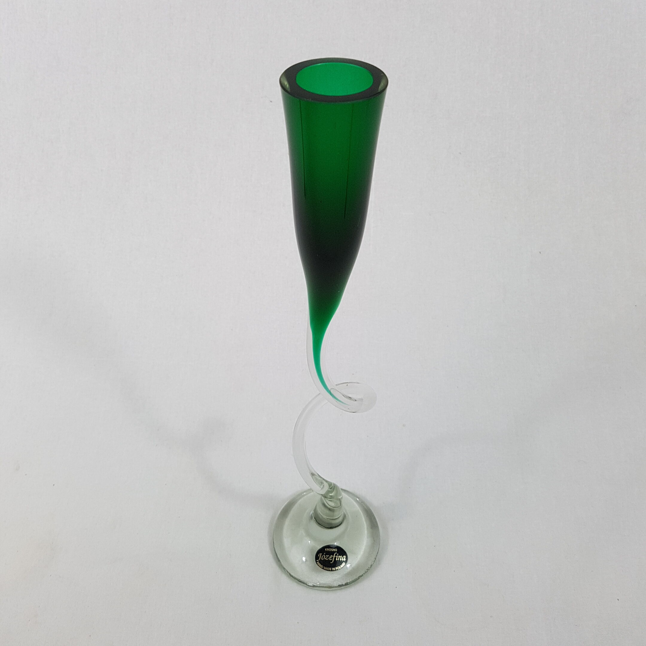 Praticality Krosno speaker green twisted glass