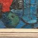 Original Swedish Oil on Panel - 'Still Life with Jugs and Fruits' by Stig Thiderman - Signed - Vintage - Framed