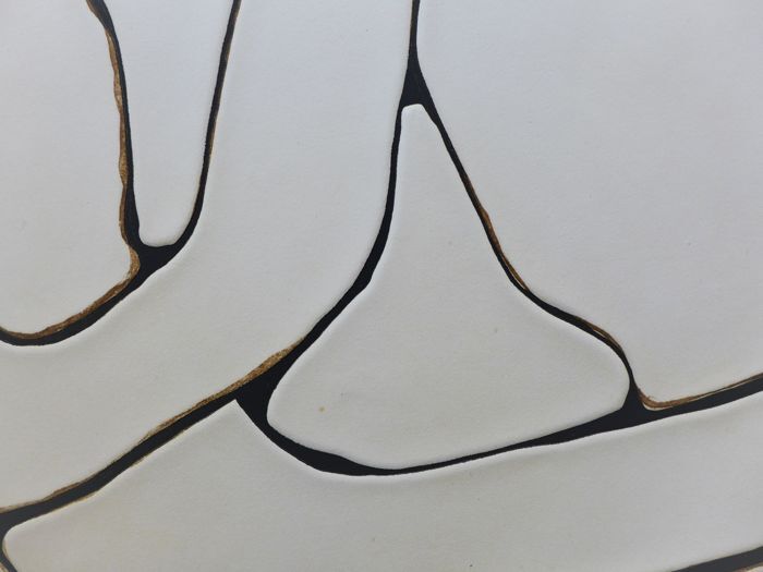 MARCA-RELLI Conrad, Composition 15, 1977. Etching and aquatint signed