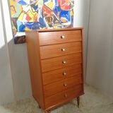 Vintage 1960s chest odf drawers