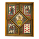 Old game of nain jaune with its bone tokens.