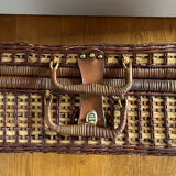 Wicker picnic basket