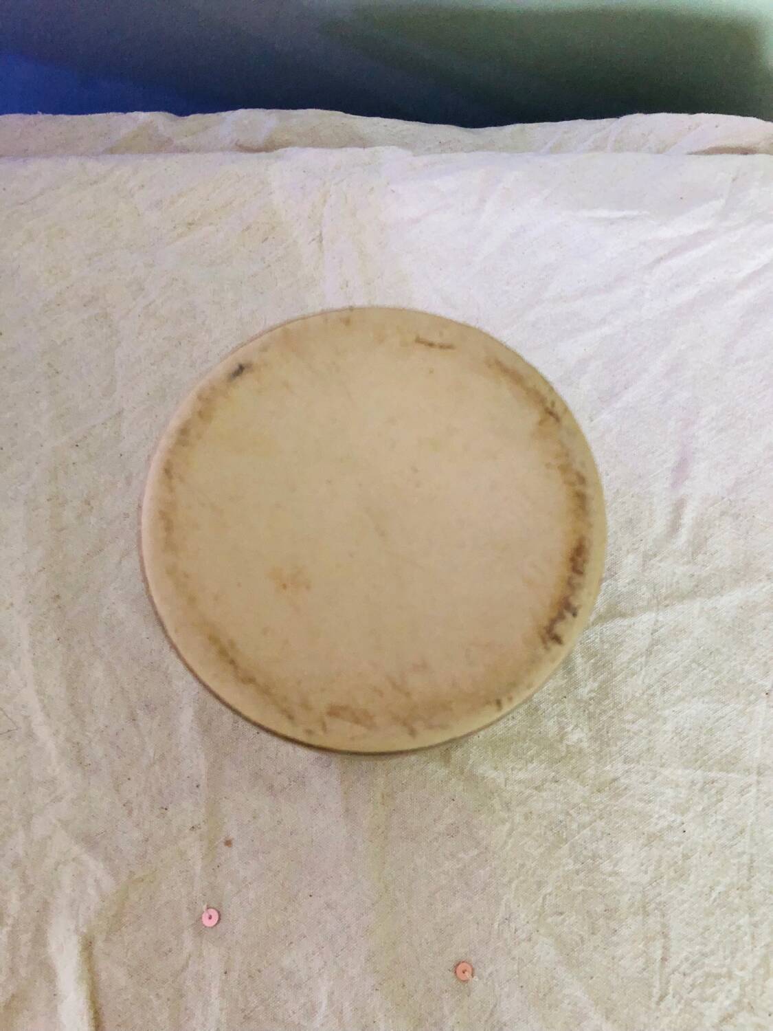 Small stoneware mustard pot