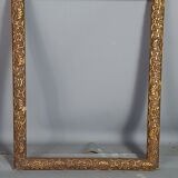 Old frame gilded stucco wood 47x38 foliage 42x32.9 cm Louis XIV SB style