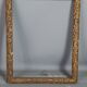 Old frame gilded stucco wood 47x38 foliage 42x32.9 cm Louis XIV SB style