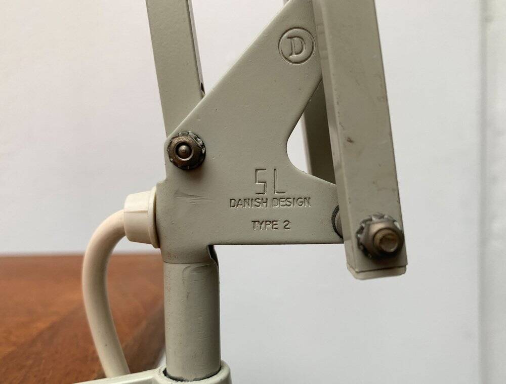 Danish table lamp from the mid-century, 1960s.