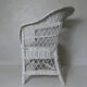 Rattan armchair