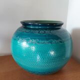 Vase Aldo Londi Bitossi , green color