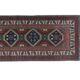 Vintage Turkish hallway rug 66x1 cm