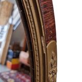 Miroir ovale vintage