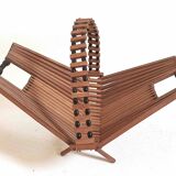 50s scandinavian foldable fruit basket