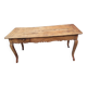 Table de ferme XVIIIème style Louis XV en merisier