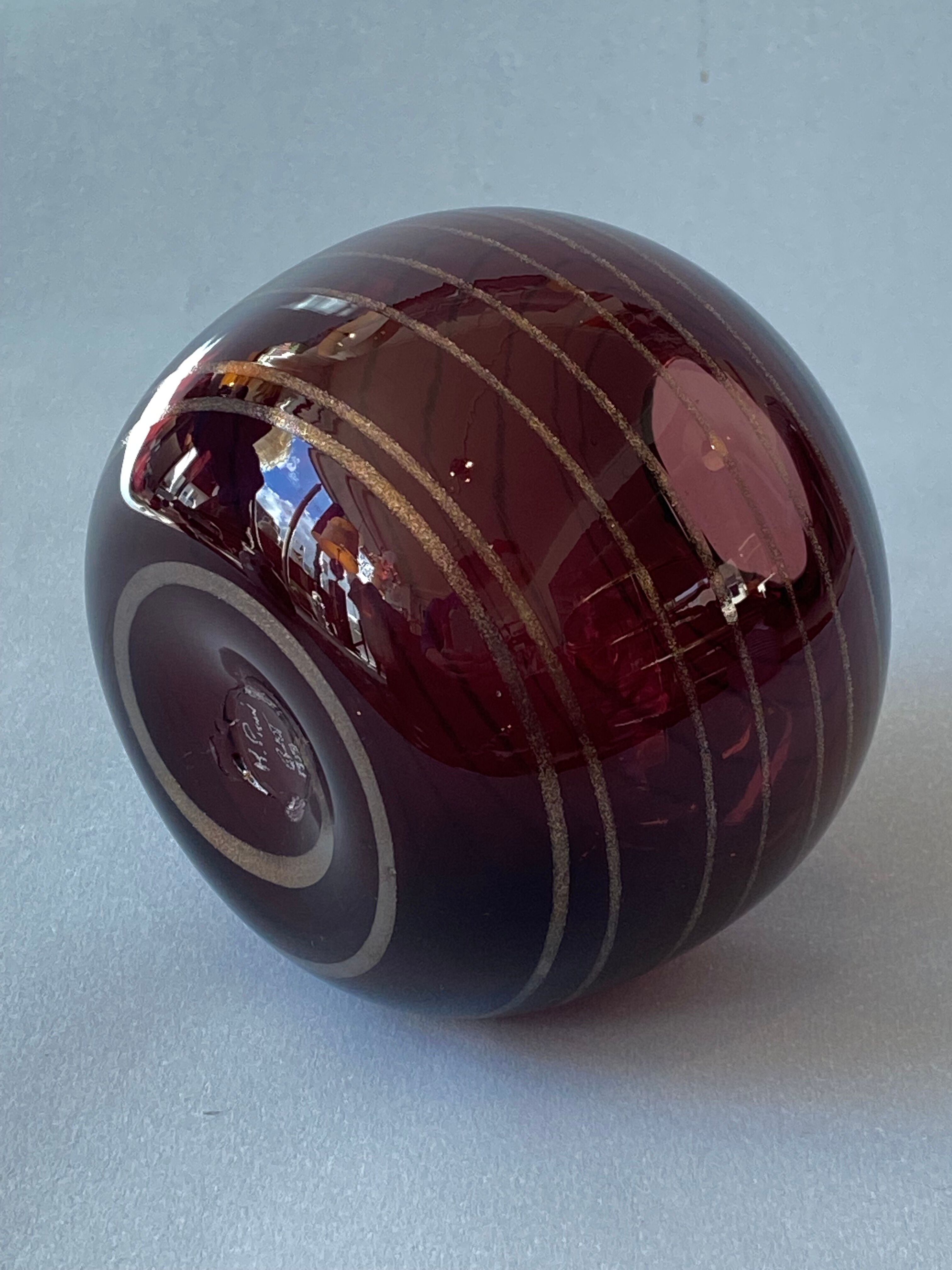 Vase verre Robert Pierini Biot