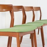 Ensemble de 4 chaises de salle à manger R. Borregaard pour Viborg