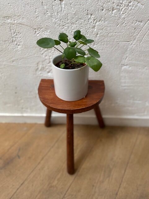 Wooden tripod stool