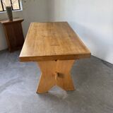 Table, mobilier de montagne en hêtre, 1950