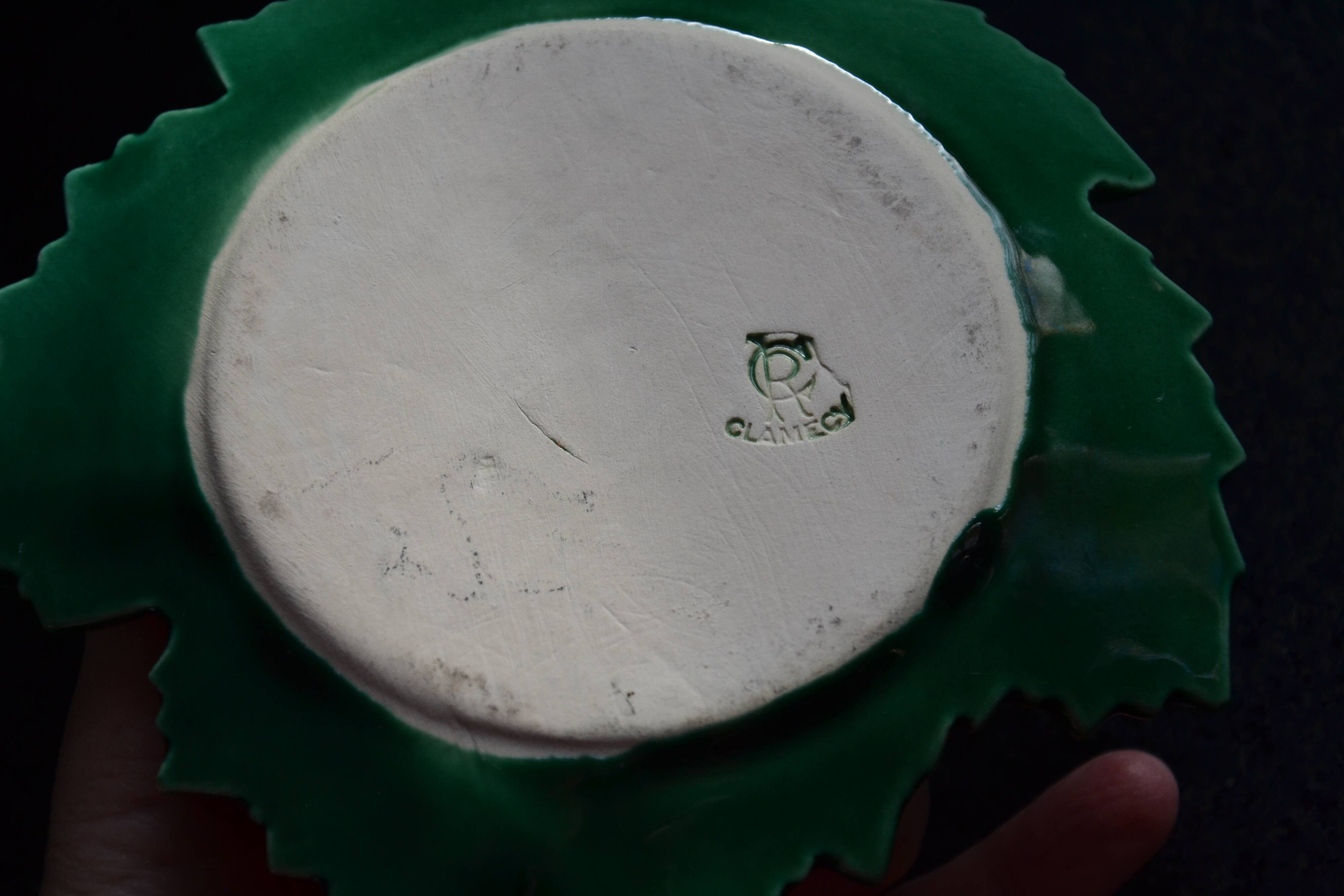 Salt and pepper shakers, mustard and barbotine Roger Colas