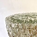 Vintage round glass ceiling lamp