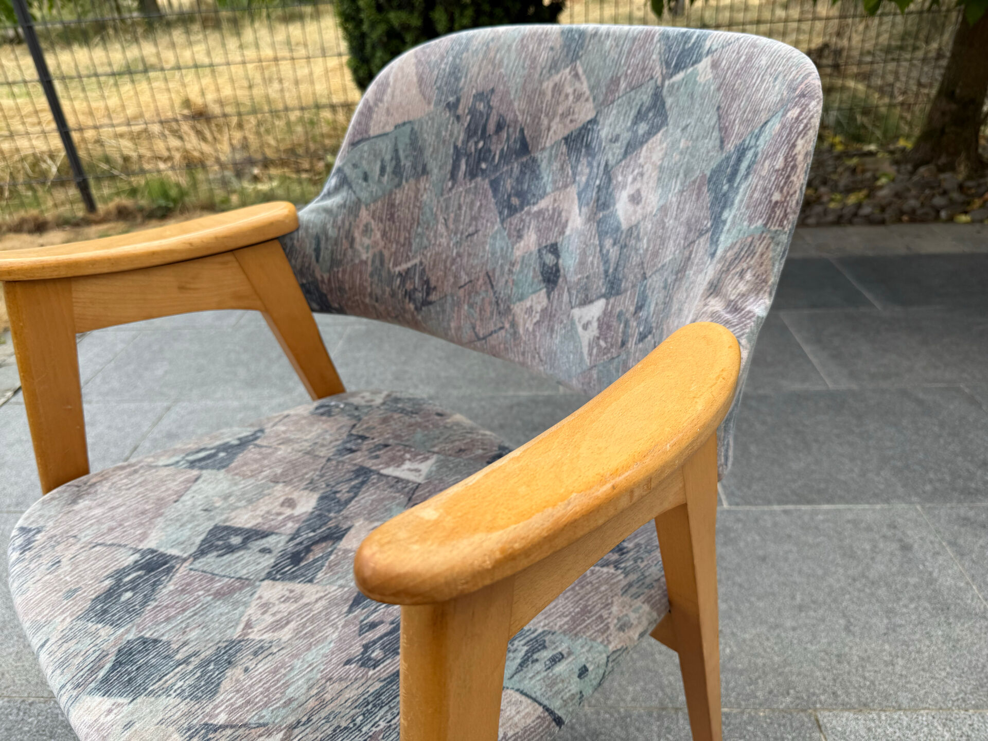 Set of 4 armchairs from the 1960s.