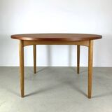 Danish Dining Table Teak & Oak 1960s