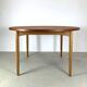 Danish Dining Table Teak & Oak 1960s